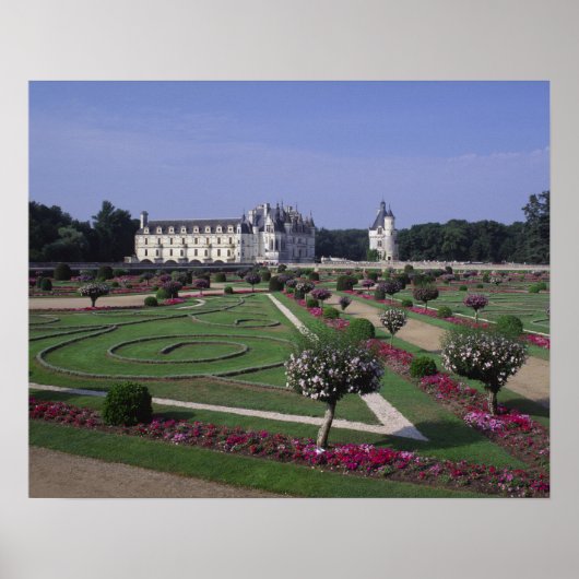 Chateau du Chenonceau, Loire Valley, Poster (Vorne)