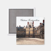 Chateau Fontainebleau, france Magnet (Vorderseite/Rückseite)