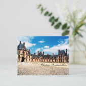 Chateau Fontainebleau, Frankreich Postkarte (Stehend Vorderseite)