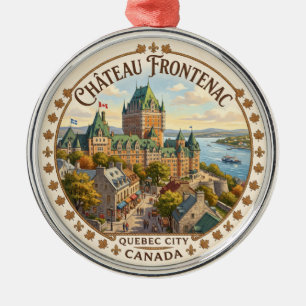 Château Frontenac Kanada Ornament Aus Metall