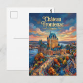 Château Frontenac Kanada Postkarte (Vorne/Hinten)