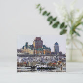 Château Frontenac Postkarte (Stehend Vorderseite)