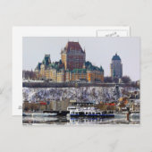 Château Frontenac Postkarte (Vorne/Hinten)