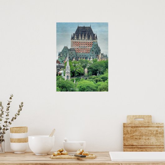 Chateau Frontenac Quebec City Poster (Küche)