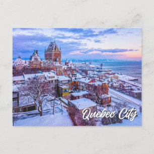 Chateau Frontenac, Quebec City, Quebec, Kanada Postkarte