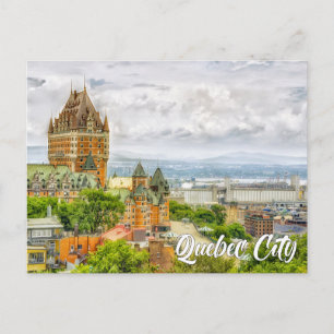 Chateau Frontenac, Quebec City, Quebec, Kanada Postkarte