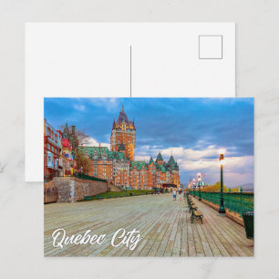 Chateau Frontenac, Quebec City, Quebec, Kanada Postkarte