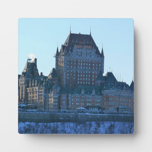 Chateau Frontenac, Quebec, Kanada Fotoplatte (Vorderseite)