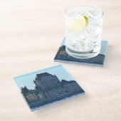 Chateau Frontenac, Quebec, Kanada Glasuntersetzer (Schrägansicht)