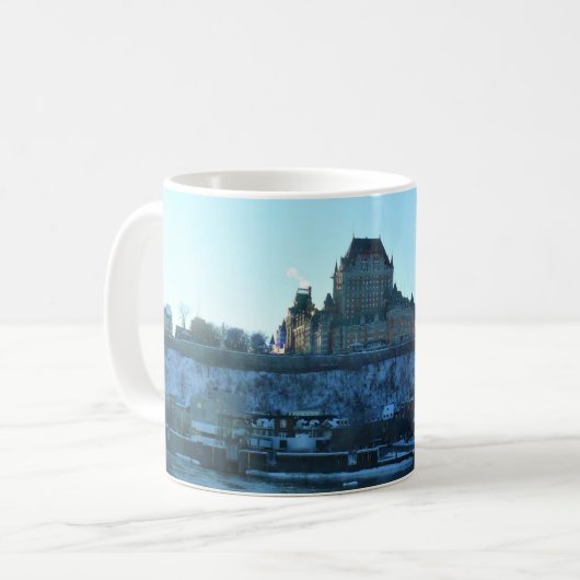 Chateau Frontenac, Quebec, Kanada Kaffeetasse (Vorderseite Links)