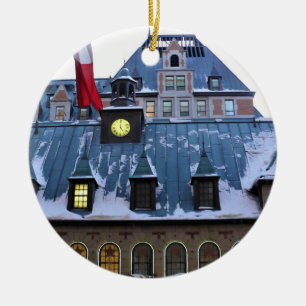 Chateau Frontenac, Quebec, Kanada Keramik Ornament