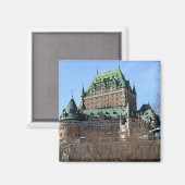 Château Frontenac, Québec, Kanada Magnet (Vorderseite/Rückseite)