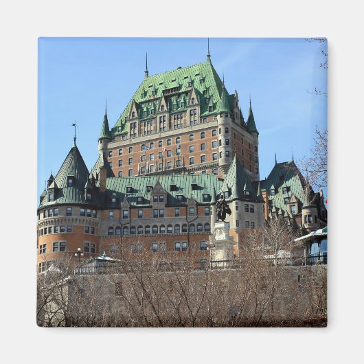 Château Frontenac, Québec, Kanada Magnet (Vorne)