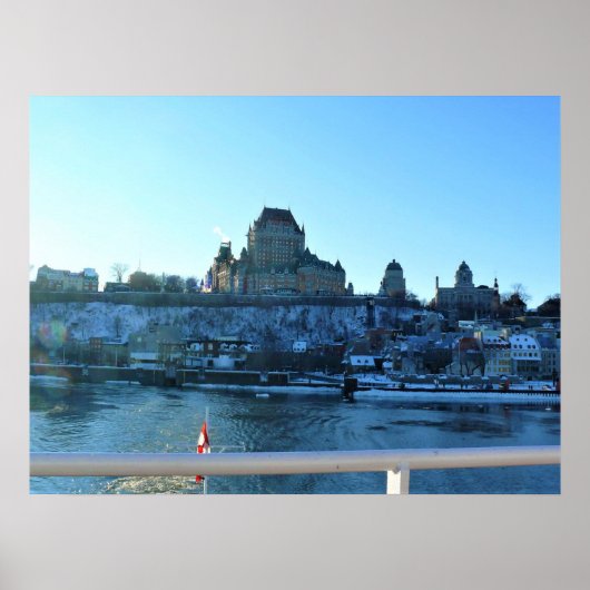 Chateau Frontenac, Quebec, Kanada Poster (Vorne)