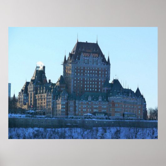 Chateau Frontenac, Quebec, Kanada Poster (Vorne)