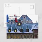 Chateau Frontenac, Quebec, Kanada Postkarte (Vorne/Hinten)