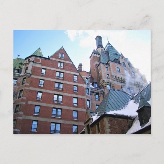 Chateau Frontenac, Quebec, Kanada Postkarte (Vorderseite)