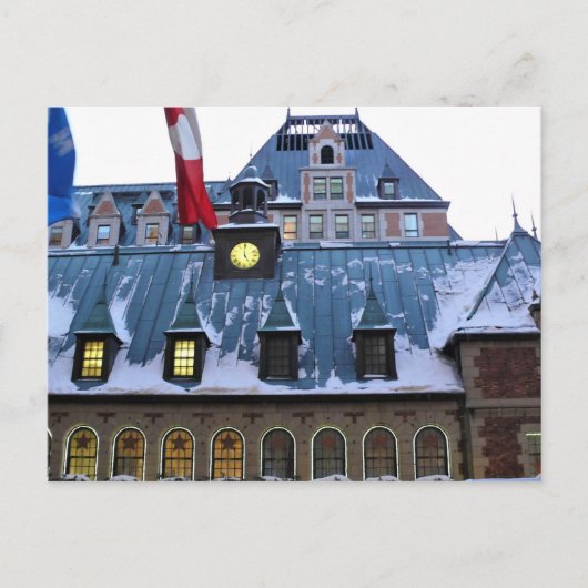 Chateau Frontenac, Quebec, Kanada Postkarte (Vorderseite)