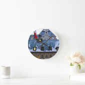 Chateau Frontenac, Quebec, Kanada Runde Wanduhr (Zuhause)