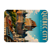 Château Frontenac Québec Stadt Magnet (Horizontal)