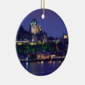 Chateau Frontenac Schloss-Nachtquebec-Verzierung Keramikornament (Rechts)