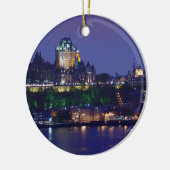 Chateau Frontenac Schloss-Nachtquebec-Verzierung Keramikornament (Links)