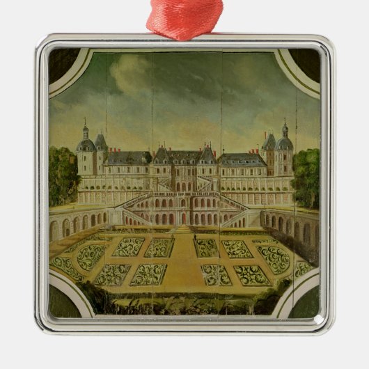 Chateau Heilig-Germain-en-Laye Silbernes Ornament (Vorne)
