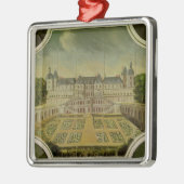 Chateau Heilig-Germain-en-Laye Silbernes Ornament (Links)