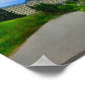 Chateau Lake Louise Alberta Kanada Poster (Ecke)