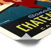 Chateau Lake Louise Banff Poster (Ecke)