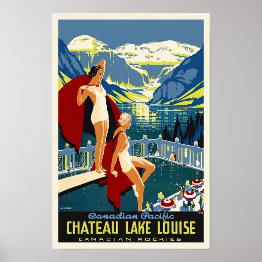 Chateau Lake Louise Banff Poster (Vorne)