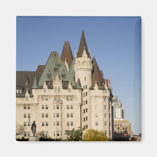 Chateau Laurier Hotel in Ottawa, Ontario, Kanada Magnet (Vorne)