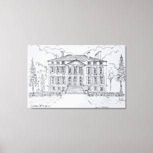 Chateau Margaux   Bordeaux, Frankreich Leinwanddruck
