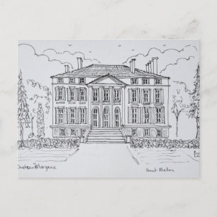 Chateau Margaux   Bordeaux, Frankreich Postkarte