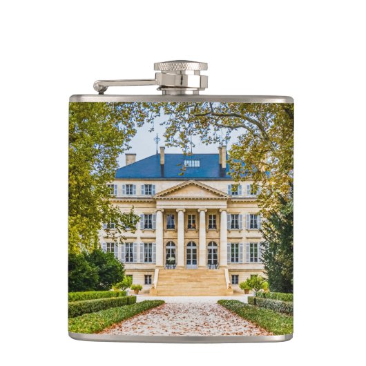 Chateau Margaux, Frankreich Flachmann (Vorderseite)