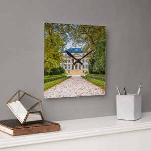 Chateau Margaux, Frankreich Quadratische Wanduhr