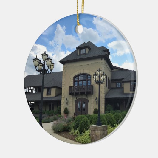 Chateau Morrisette Winery, Floyd, Virginia Keramik Ornament (Links)