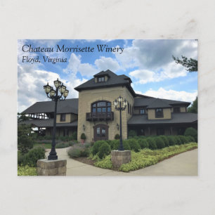 Chateau Morrisette Winery, Floyd, Virginia Postcar Postkarte