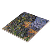 Chateau Noir von Paul Cezanne Fliese (Seite)
