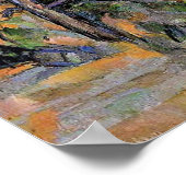 Chateau Noir von Paul Cezanne Poster (Ecke)