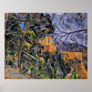 Chateau Noir von Paul Cezanne Poster