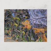 Chateau Noir von Paul Cezanne Postkarte (Vorderseite)