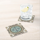 Chateau Panel II Rechteckiger Pappuntersetzer (Vor Ort)