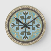 Chateau Panel II Runde Wanduhr (Vorderseite)