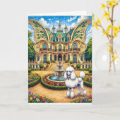 Château Papillion ,Pudel Karte (Gelbe Blume)