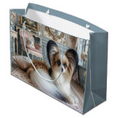 Chateau Papillon Große Geschenktüte (Rückseite Schrägansicht)