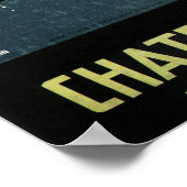 CHATEAU SEE LOUISE Frauen Kanadische Rockies Reise Poster (Ecke)