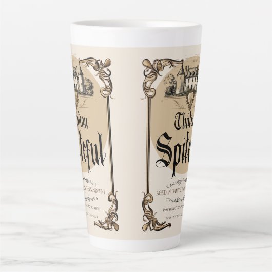 Château Spiteful - Aged in Barrels of Ressentiment Milchtasse (Vorderseite)