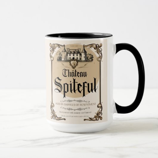 Château Spiteful - Aged in Barrels of Ressentiment Tasse (Rechts)