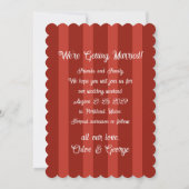 Chateau Stripe Foto Save-the-Date Save The Date (Rückseite)